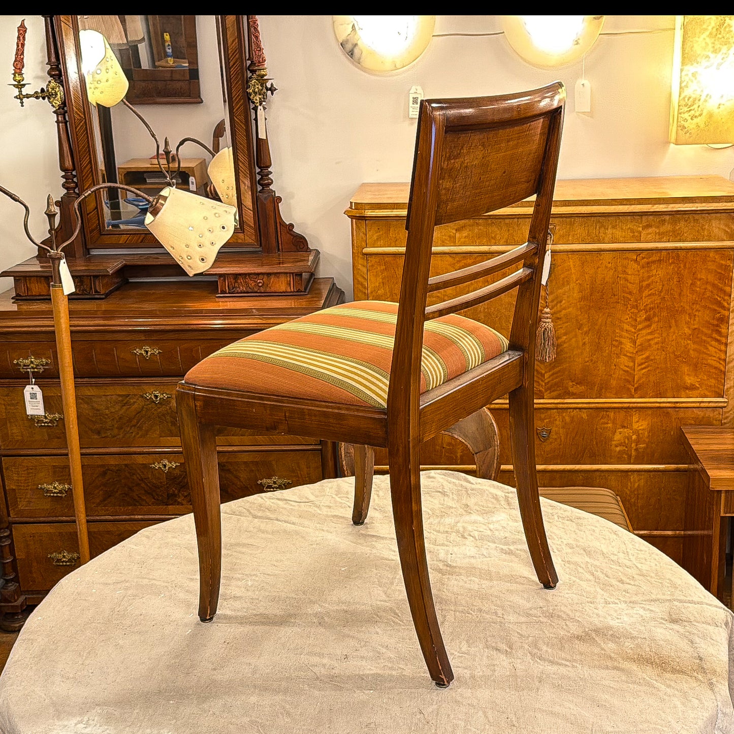 Set of Four Art Deco Side Chairs