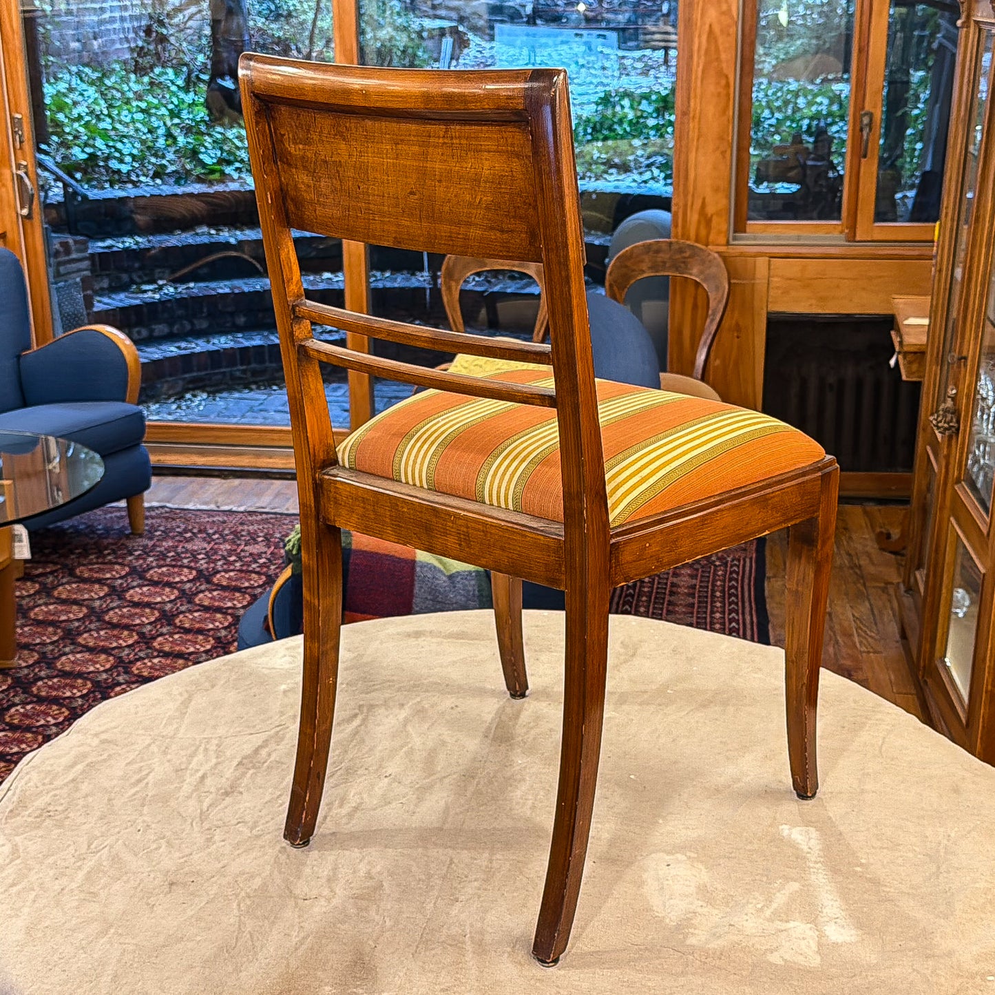 Set of Four Art Deco Side Chairs