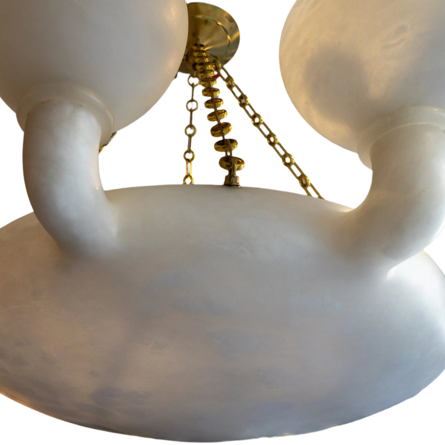 Neoclassical Alabaster Chandelier