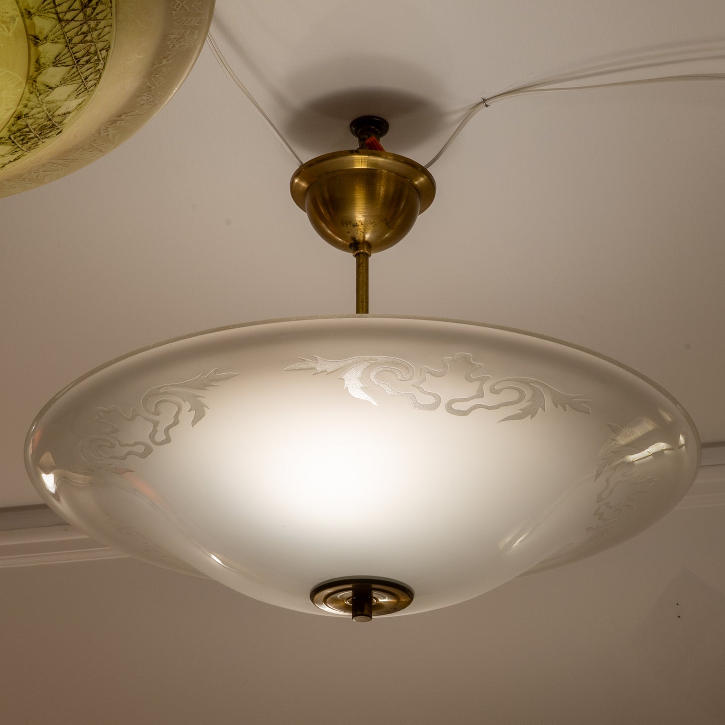 Midcentury Swedish Ceiling Fixture