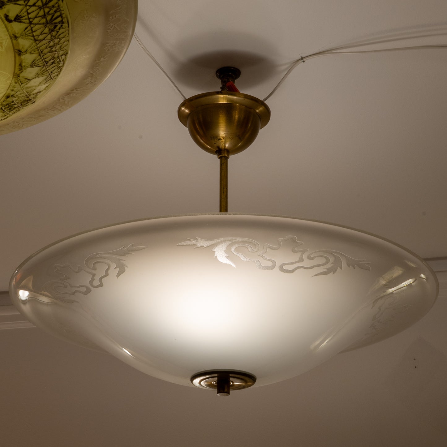Midcentury Swedish Ceiling Fixture