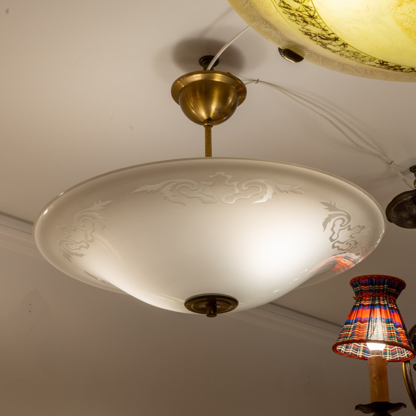 Midcentury Swedish Ceiling Fixture