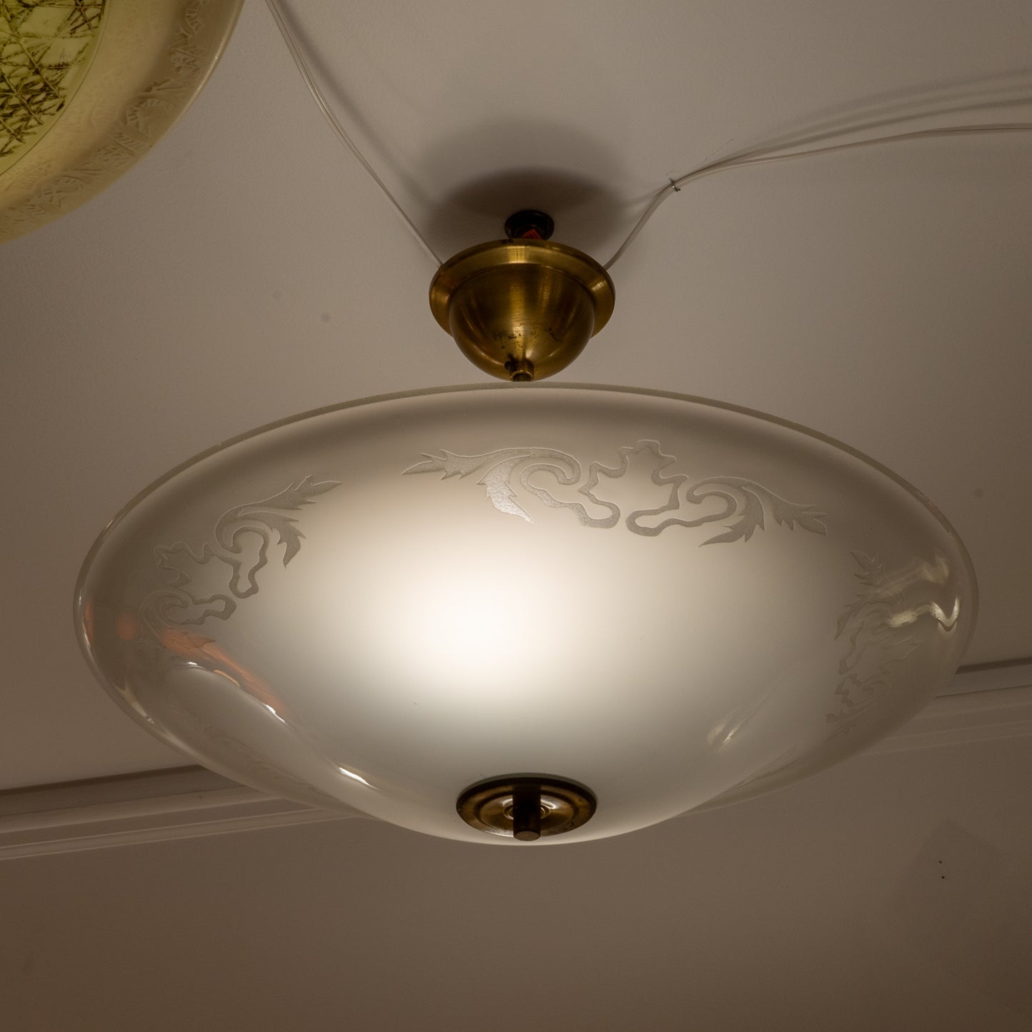 Midcentury Swedish Ceiling Fixture