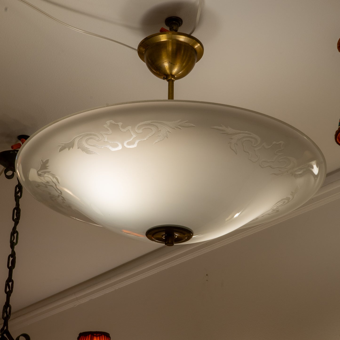 Midcentury Swedish Ceiling Fixture