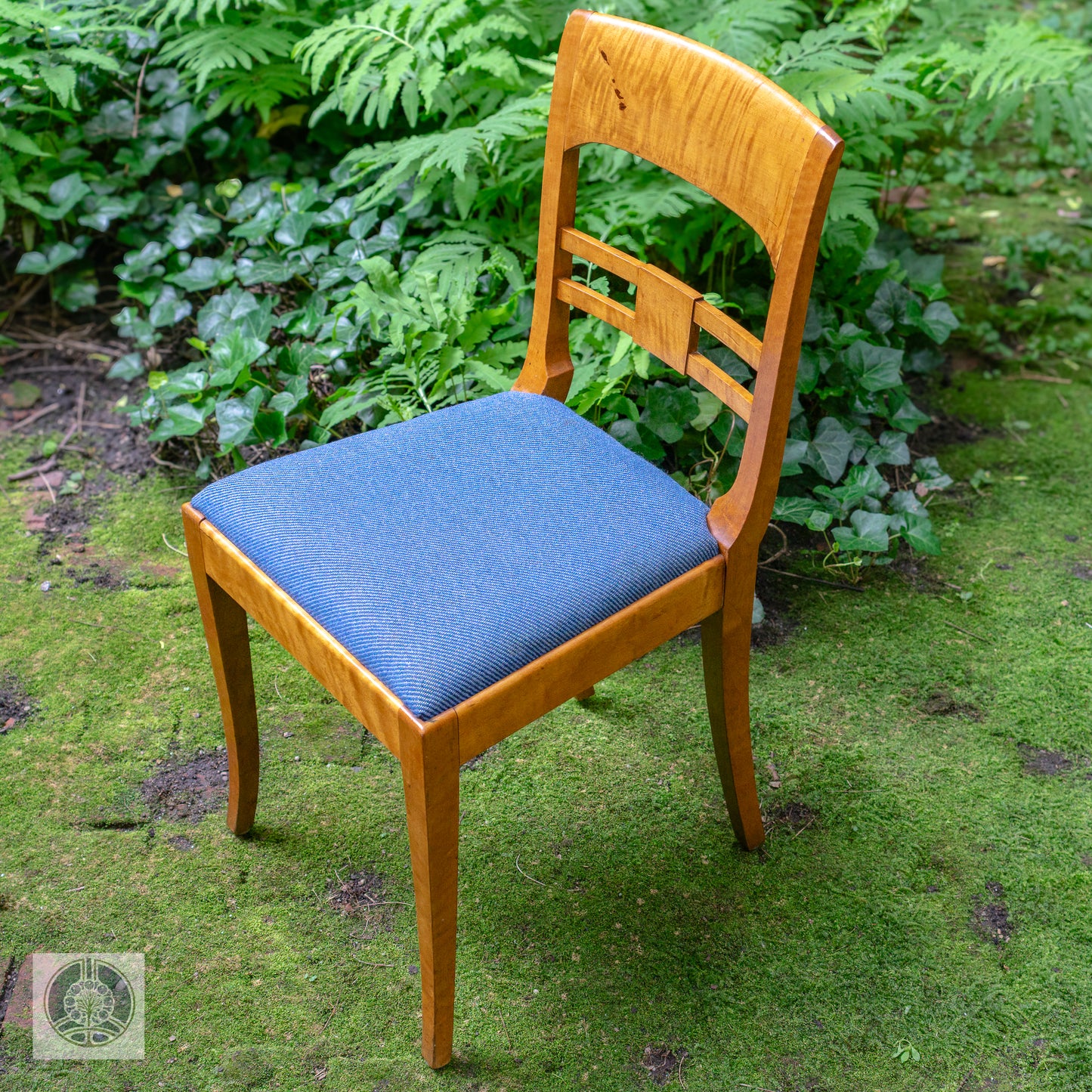 A Pair of Nineteenth Century Birch Side Chairs