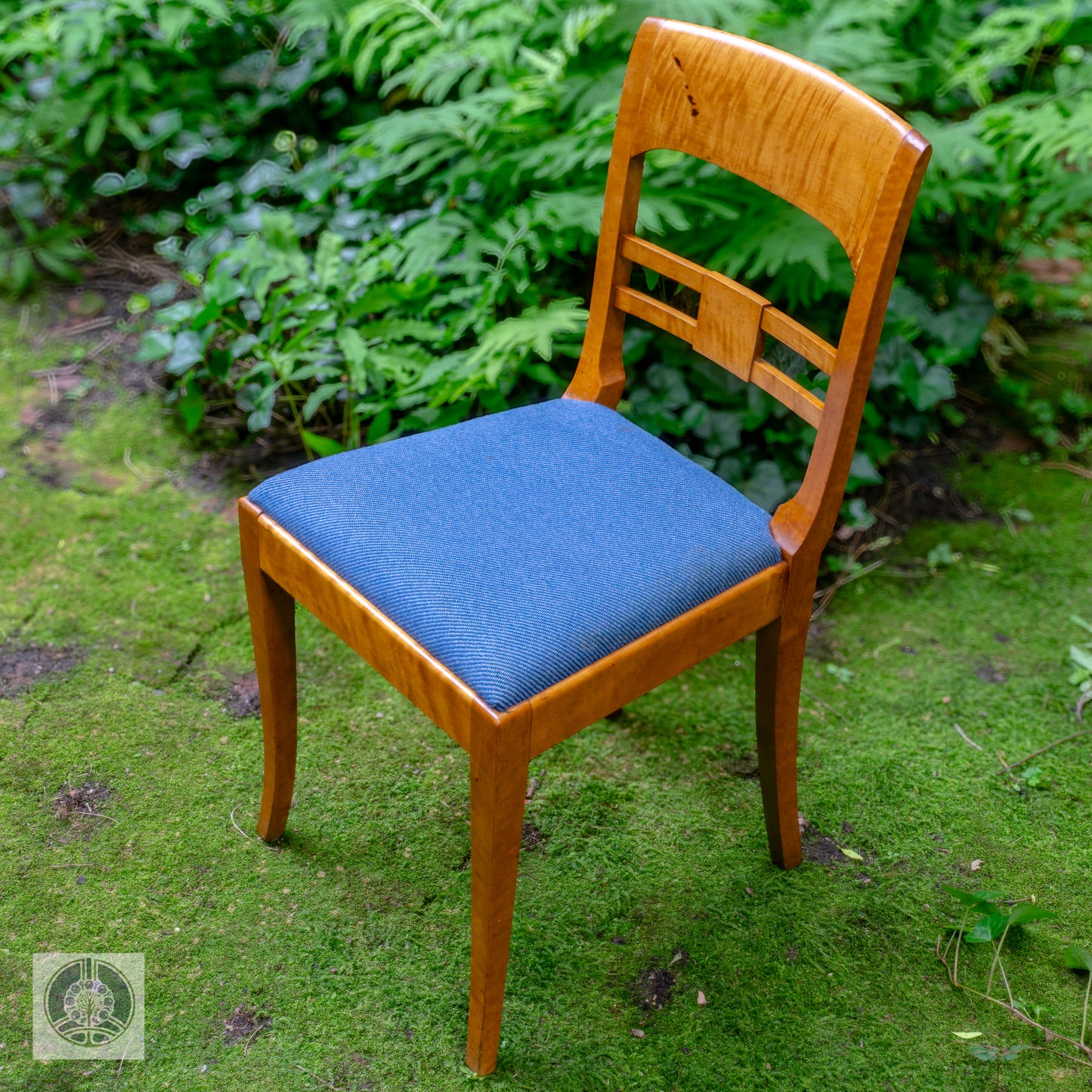 A Pair of Nineteenth Century Birch Side Chairs