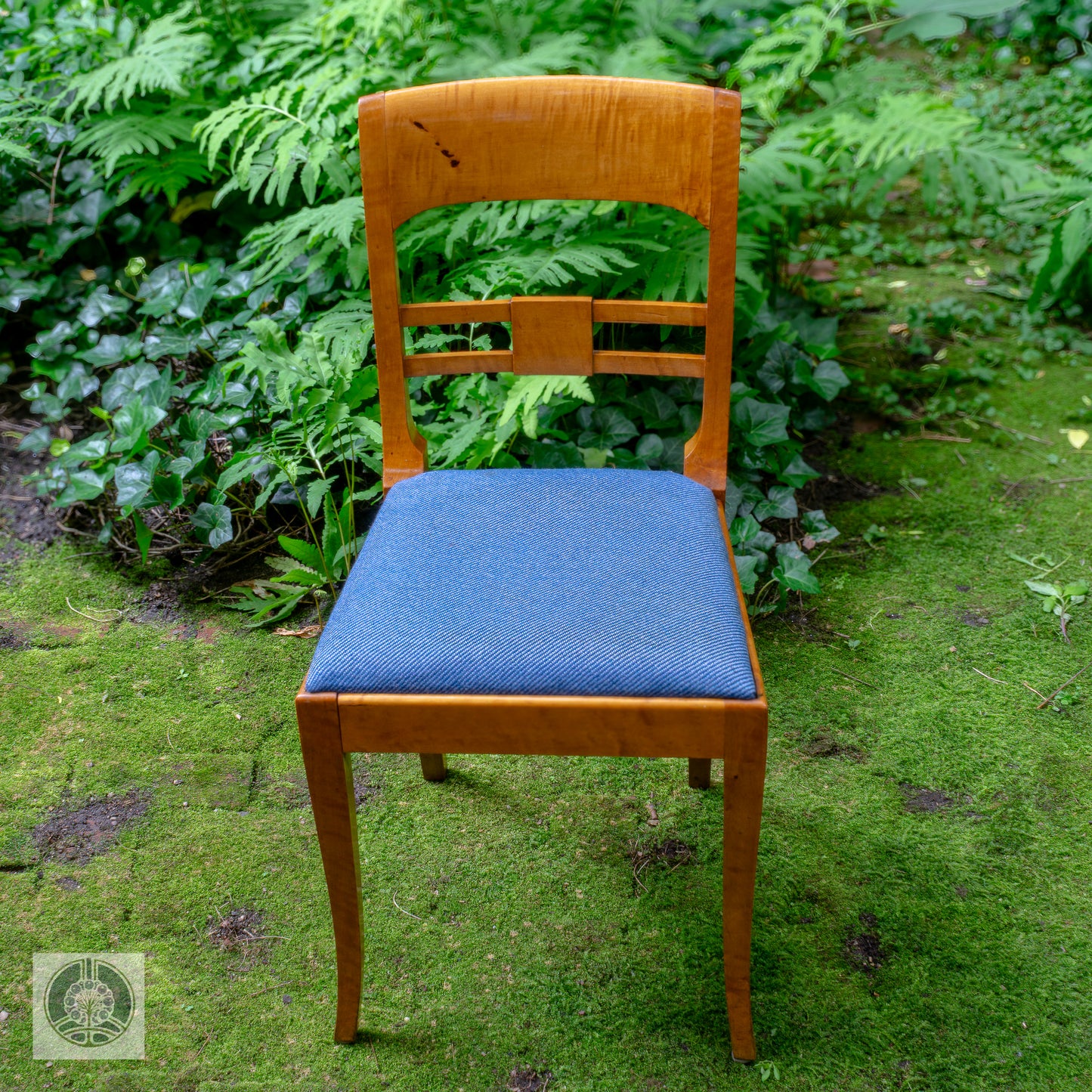 A Pair of Nineteenth Century Birch Side Chairs