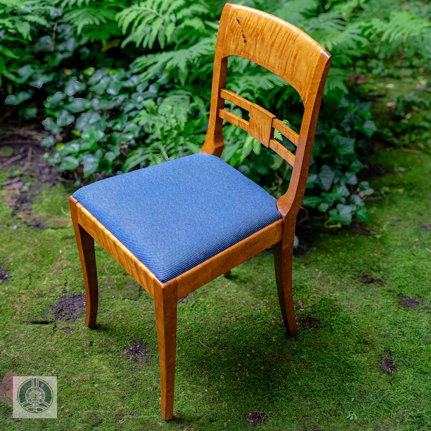A Pair of Nineteenth Century Birch Side Chairs