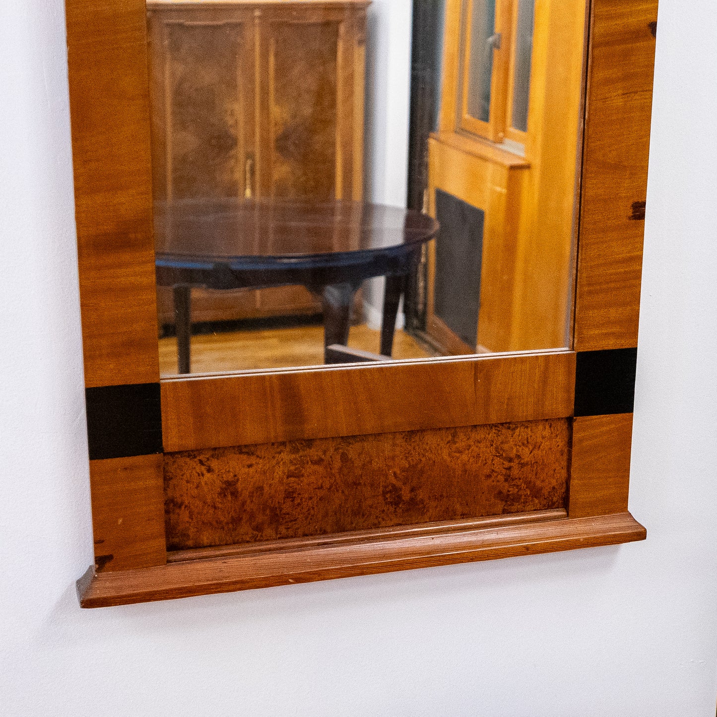 Biedermeier Wall Mirror, Sweden 1860