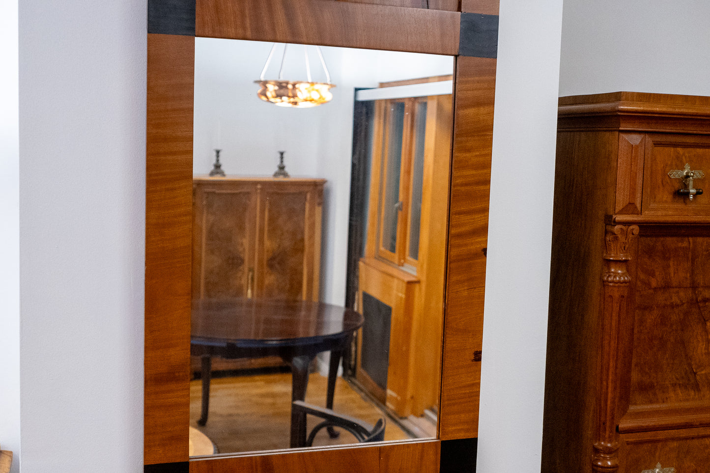 Biedermeier Wall Mirror, Sweden 1860