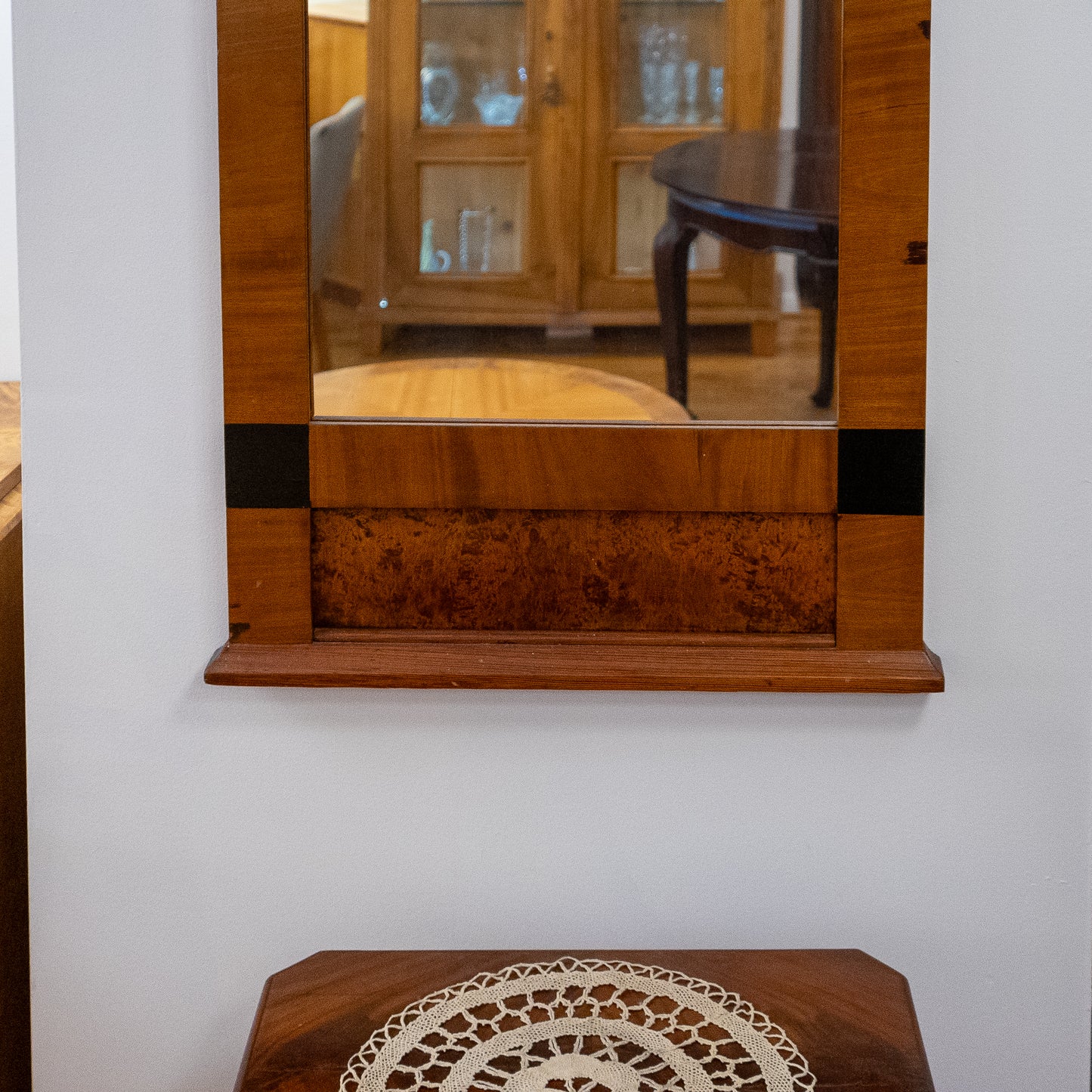 Biedermeier Wall Mirror, Sweden 1860
