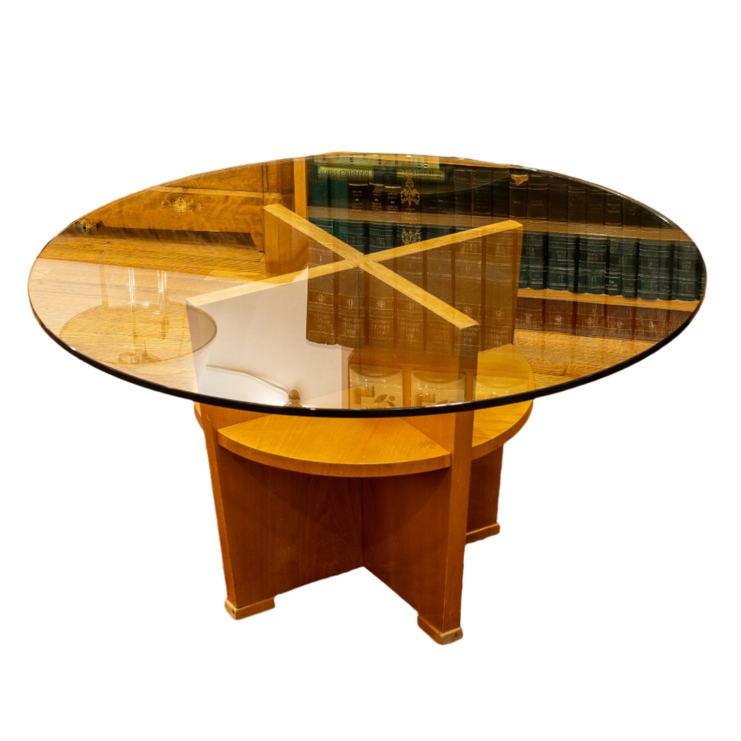 Swedish Modern Glass Coffee Table, Sweden 1960