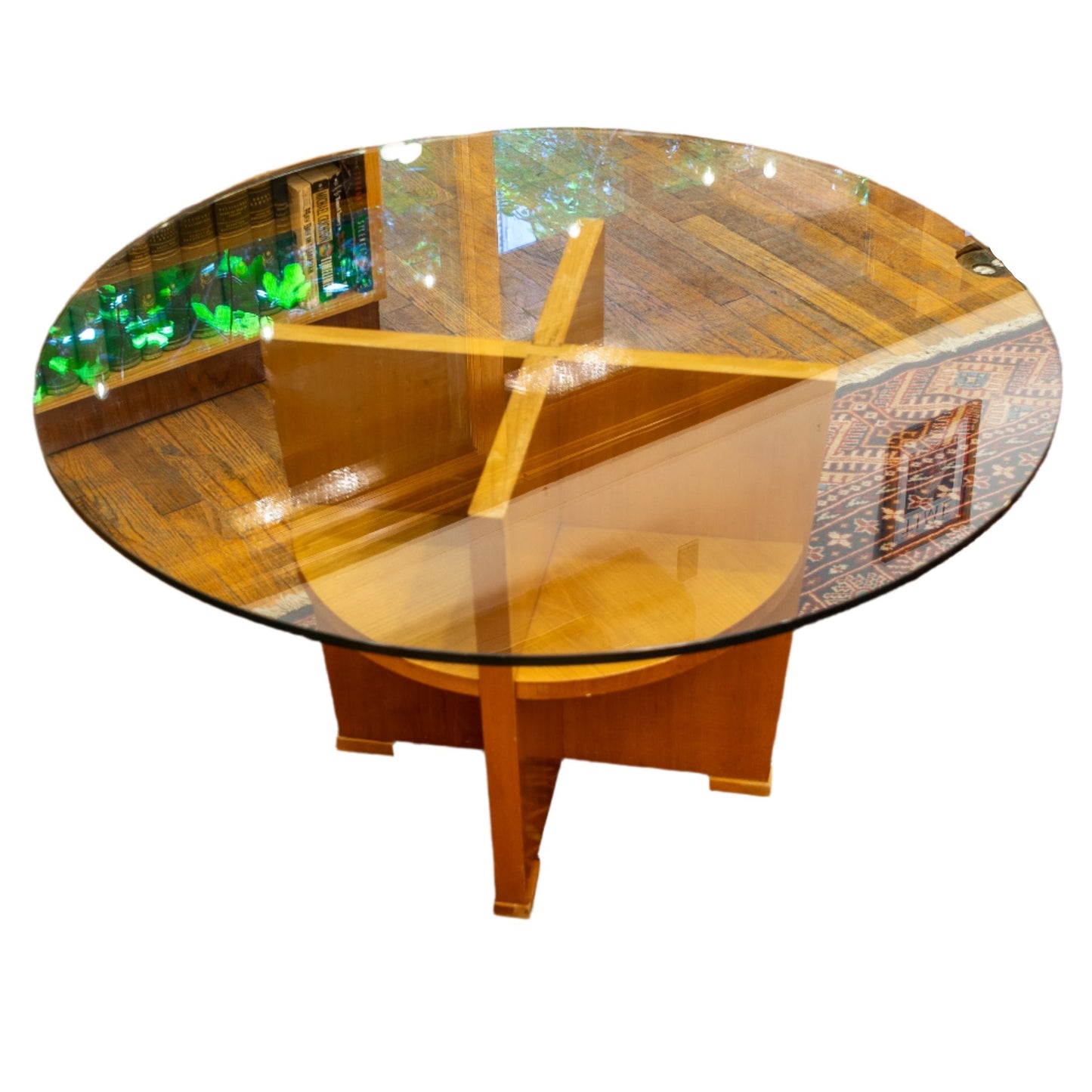 Swedish Modern Glass Coffee Table, Sweden 1960