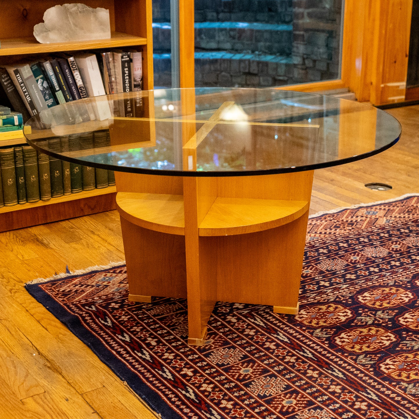 Swedish Modern Glass Coffee Table, Sweden 1960