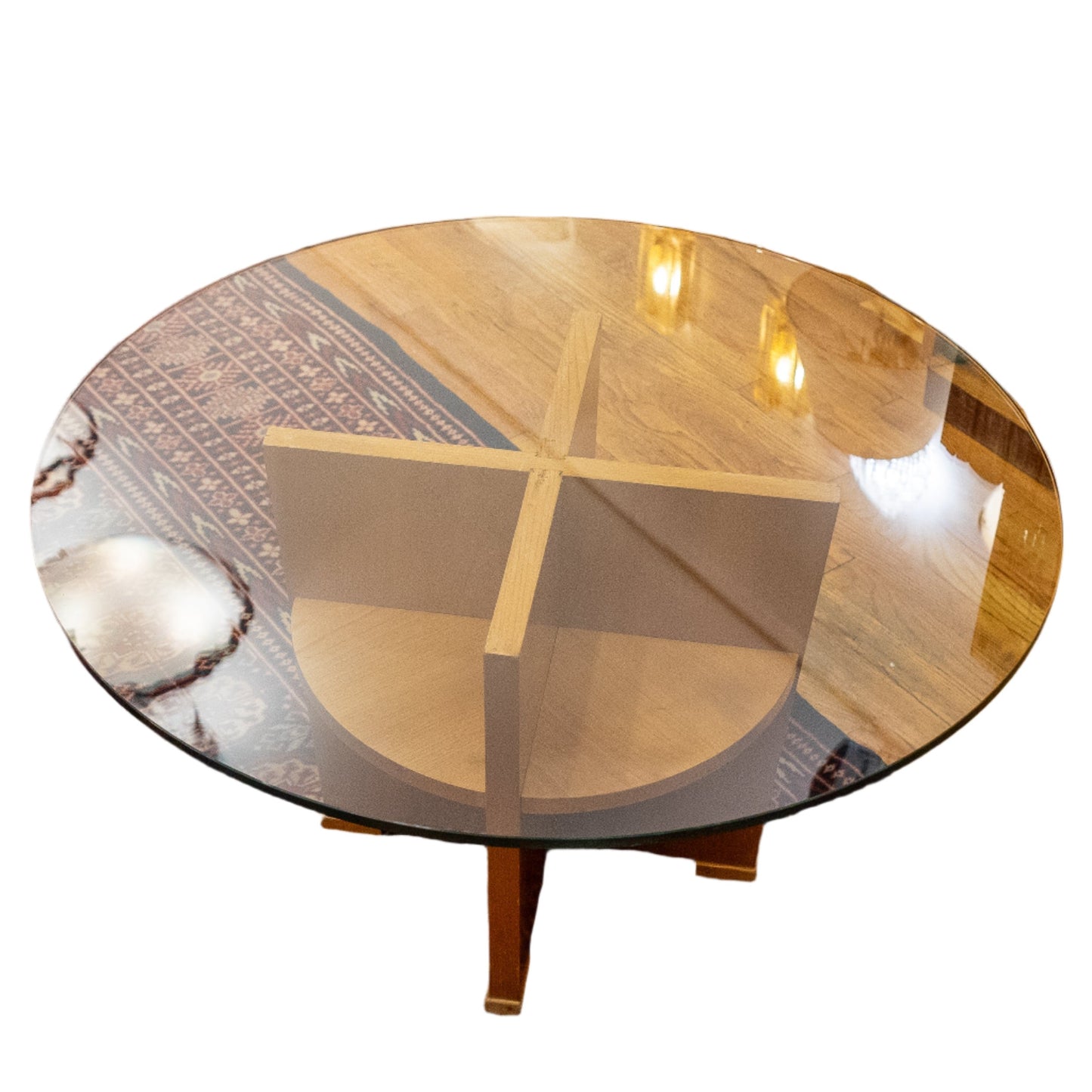 Swedish Modern Glass Coffee Table, Sweden 1960
