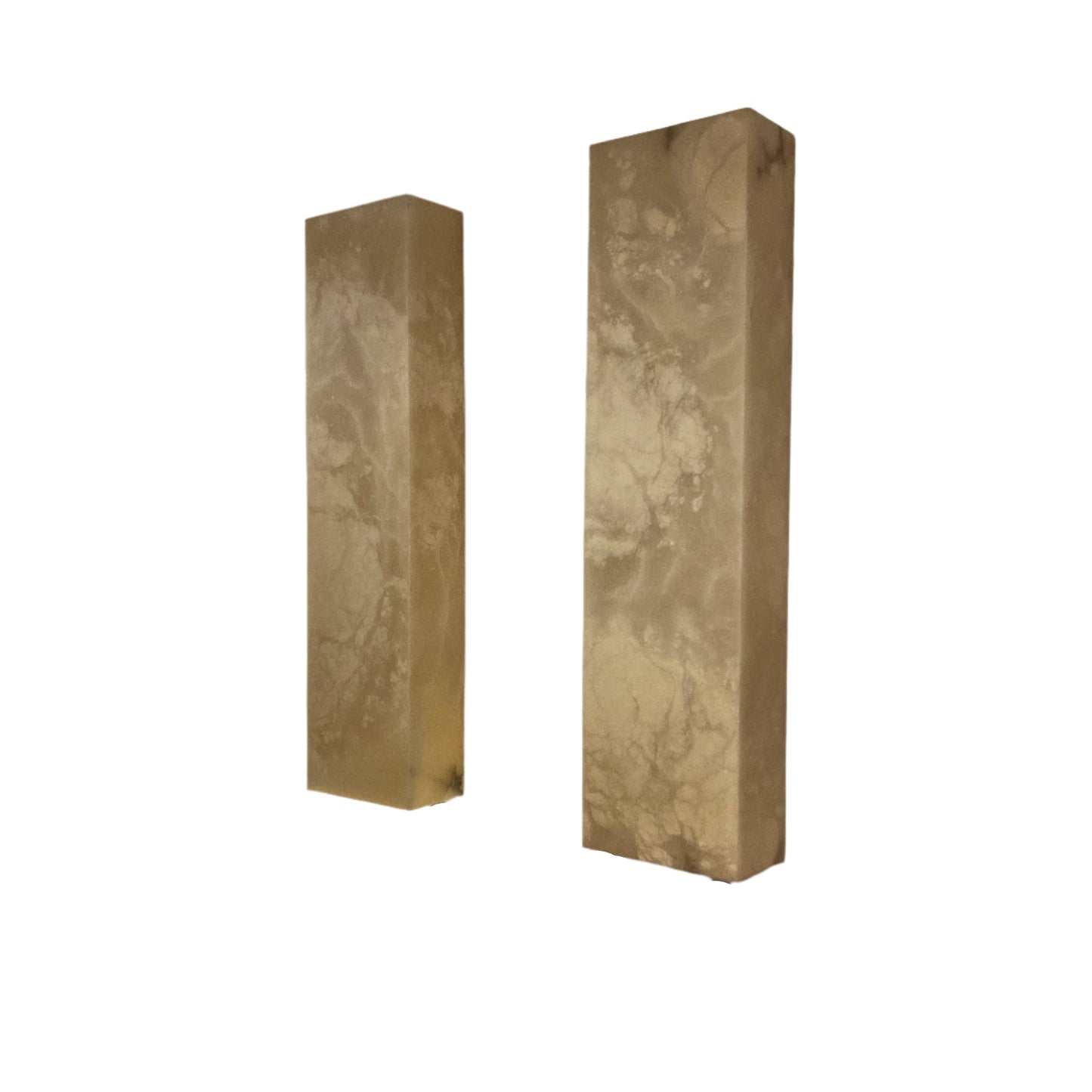 Alabaster Architectural Wall Sconces