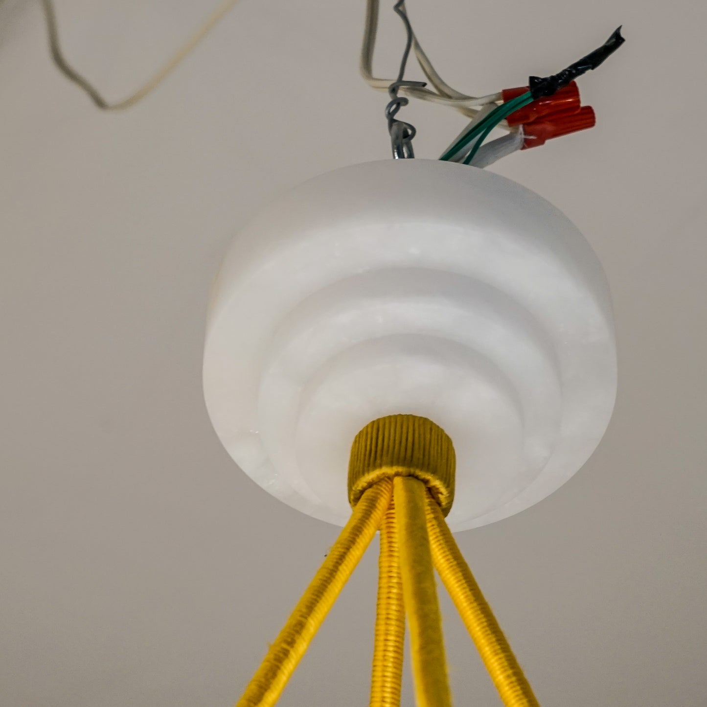 Art Deco Alabaster Pendant