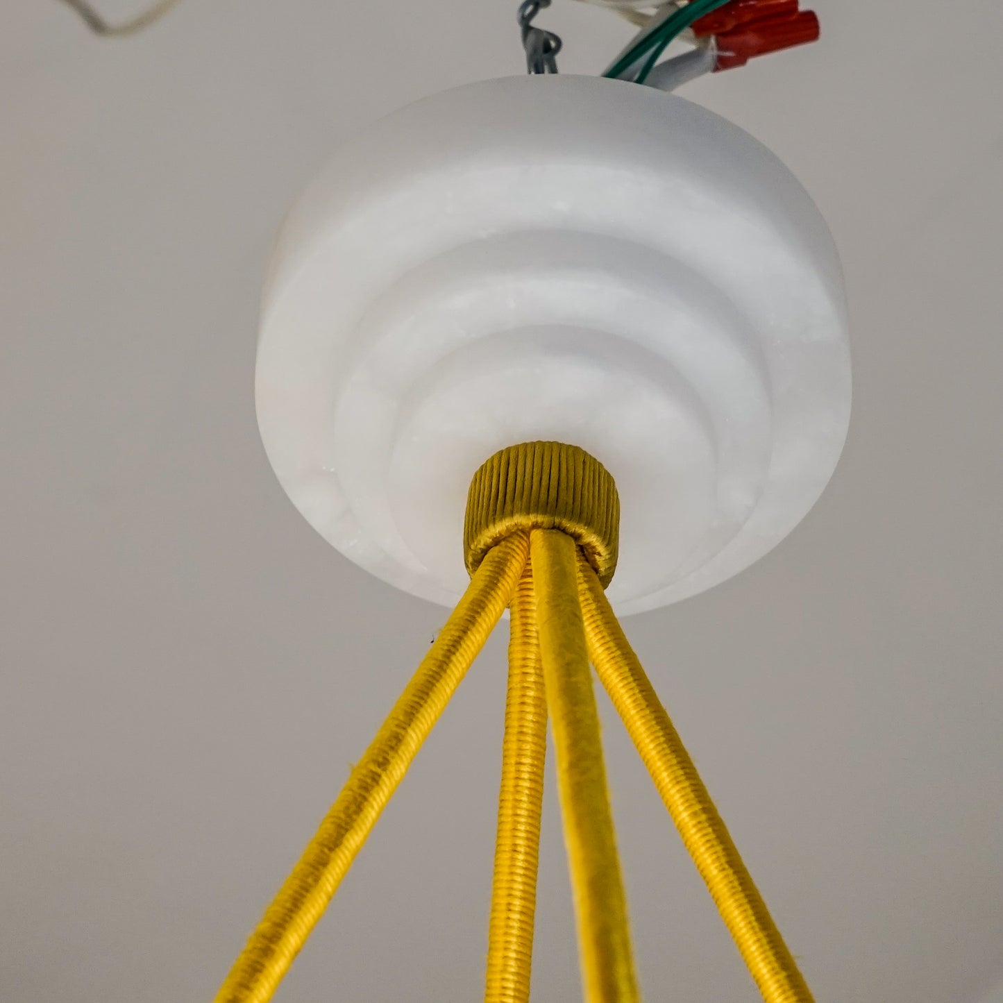 Art Deco Alabaster Pendant