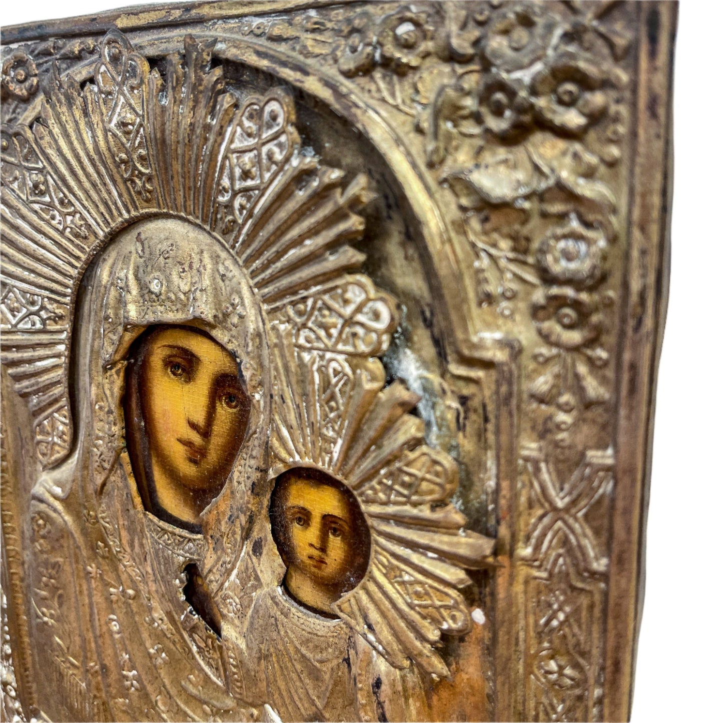 19th Century Russian Icon, Our Lady of Kazan