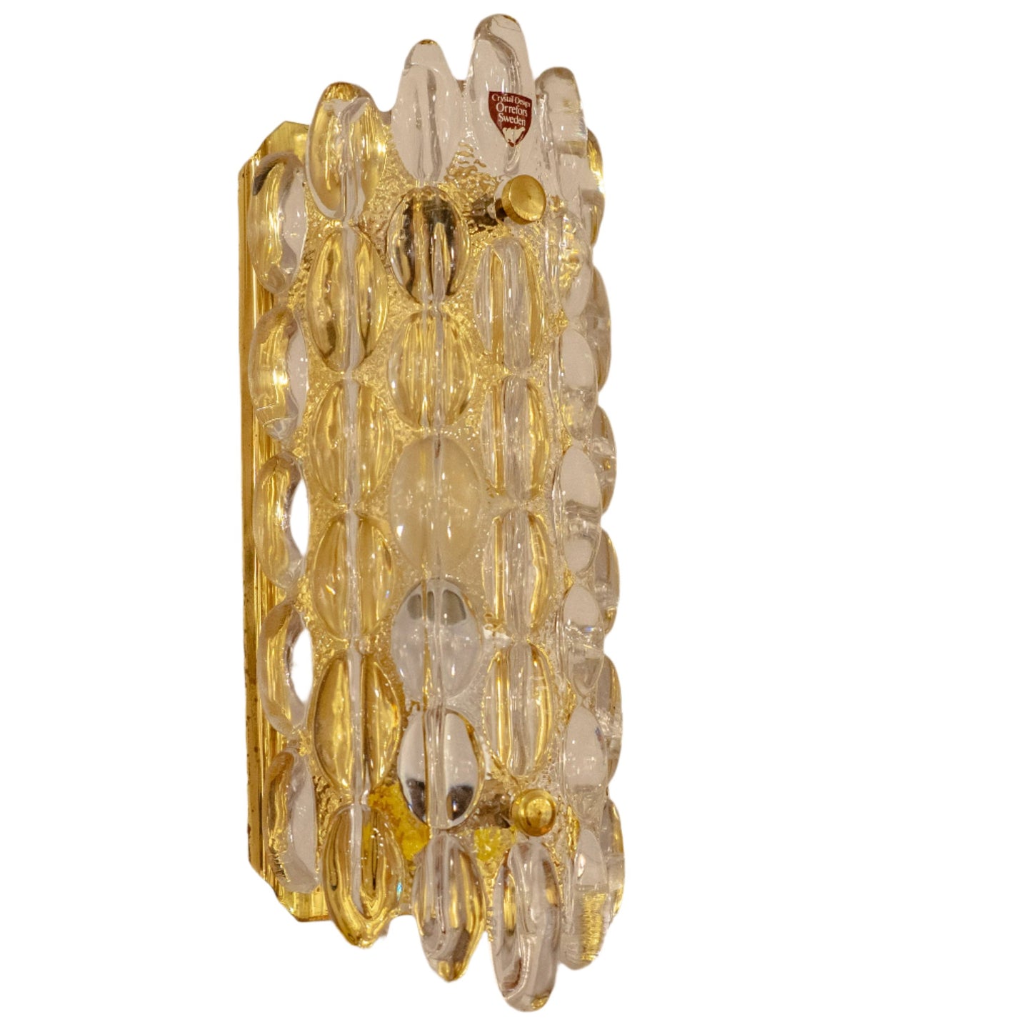 Orrefors Molded Glass Sconces