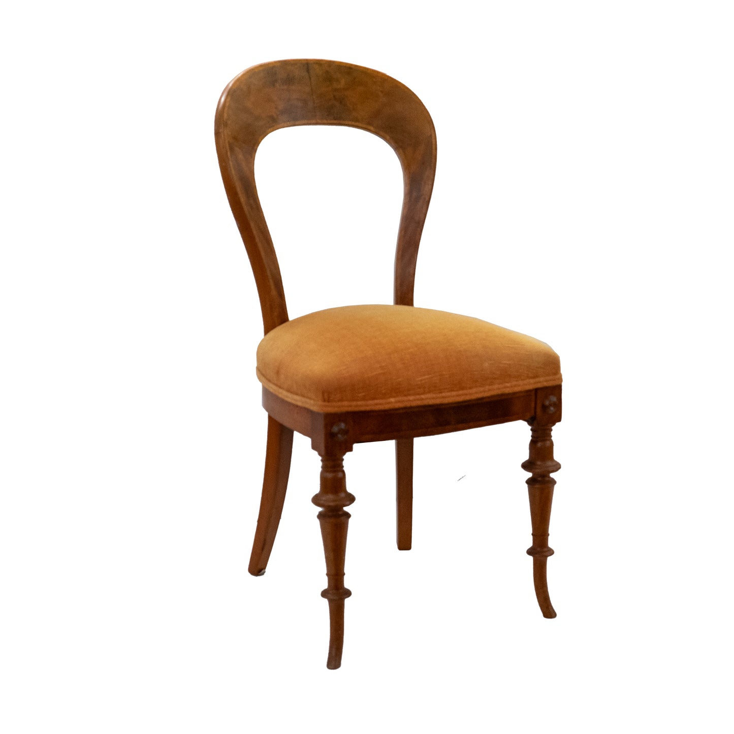 Spoon Back 19th Century Dining Chairs, Set of 4