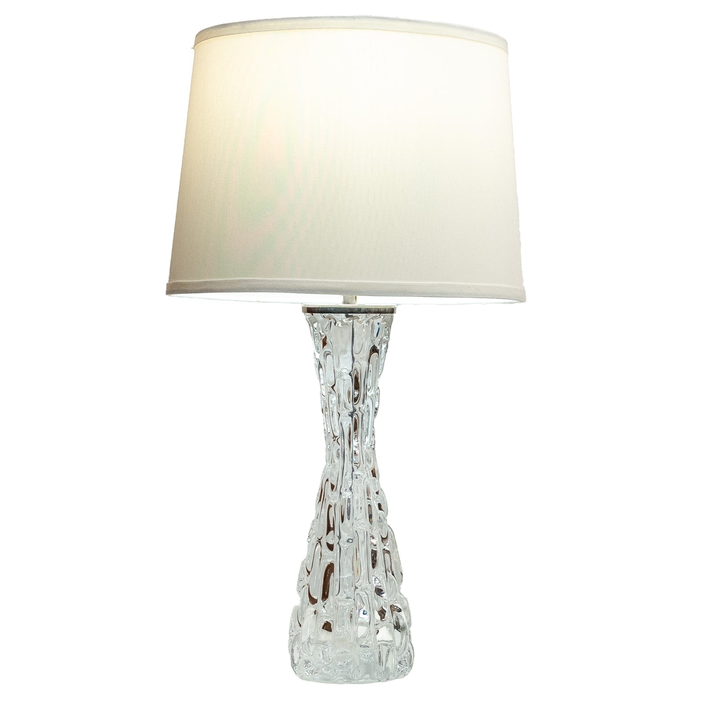 Orrefors Table Lamp Pair