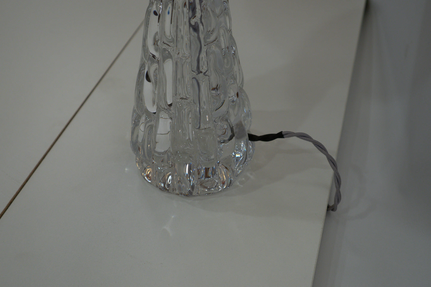 Orrefors Table Lamp Pair