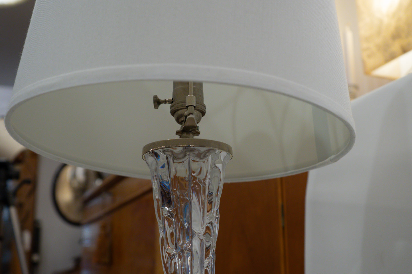 Orrefors Table Lamp Pair