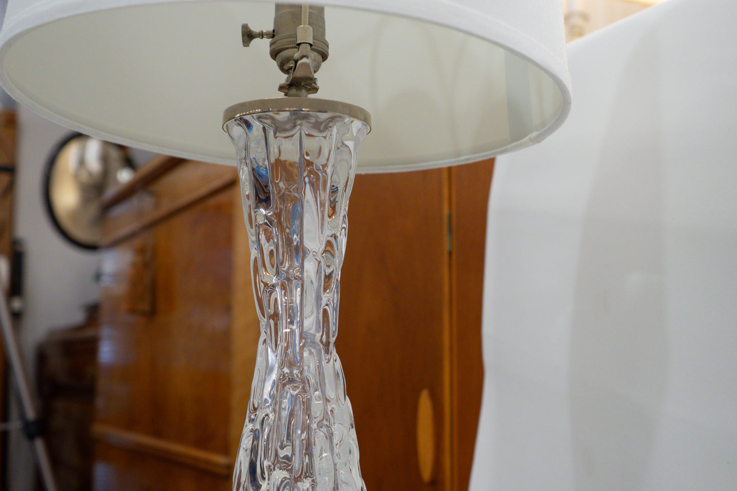 Orrefors Table Lamp Pair