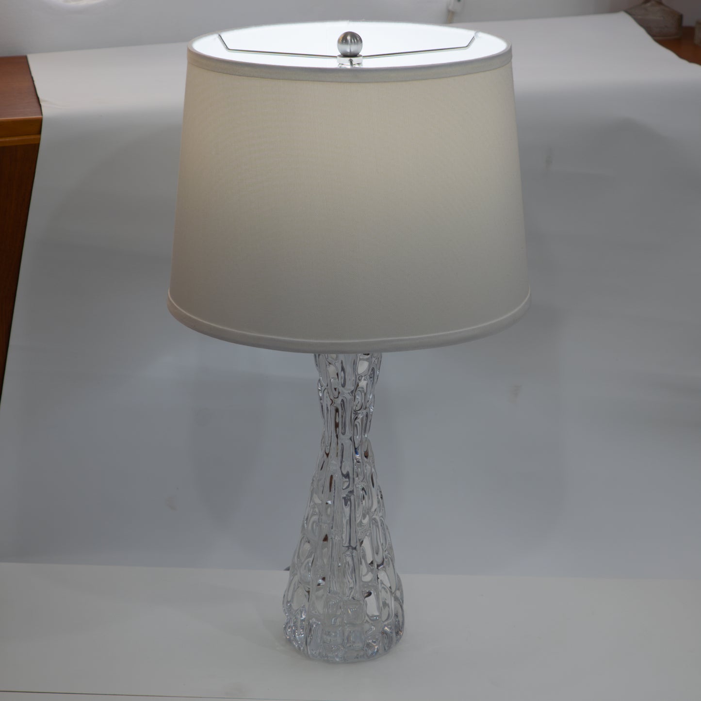 Orrefors Table Lamp Pair