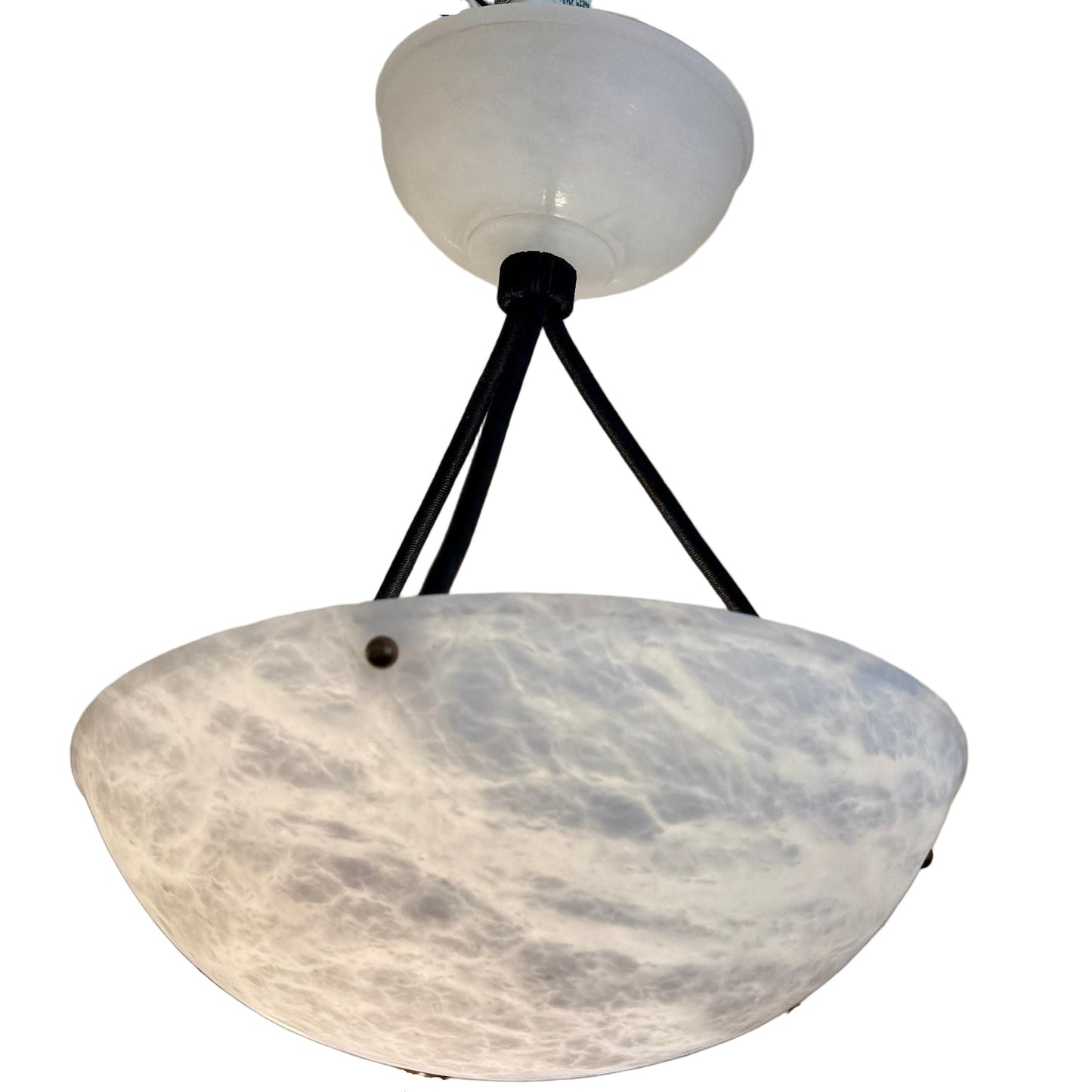 A Pair of Petite Alabaster Fixtures