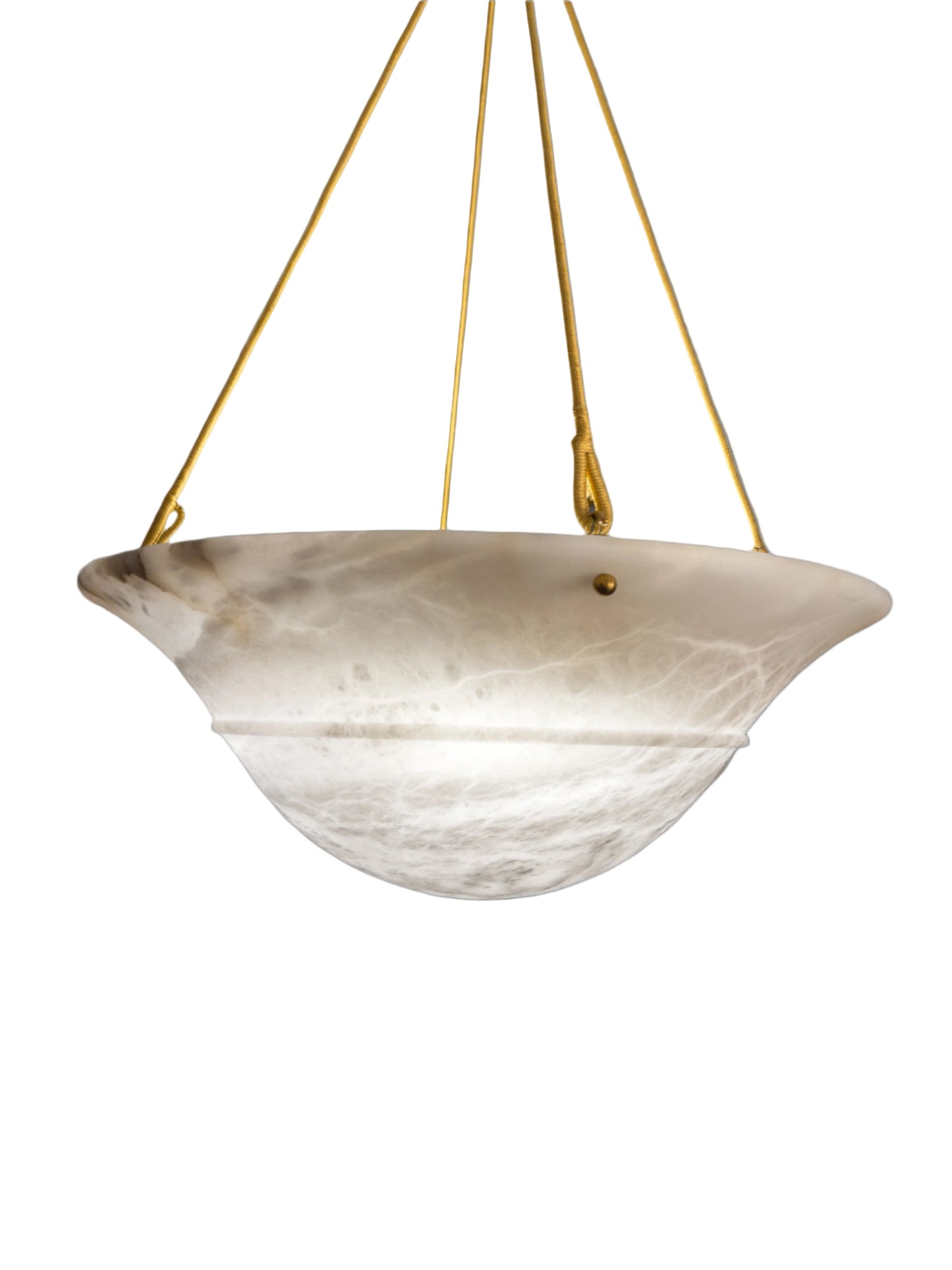Alabaster Tureen Pendant, Sweden 1940