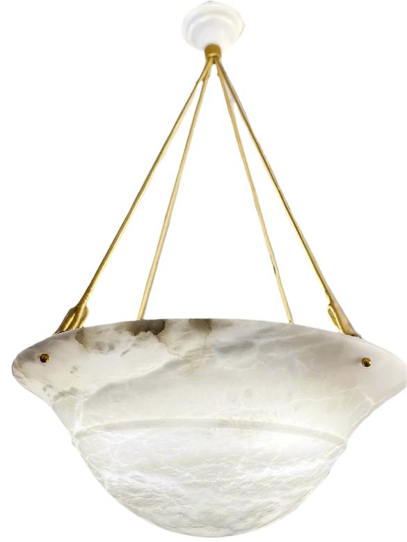 Alabaster Tureen Pendant, Sweden 1940