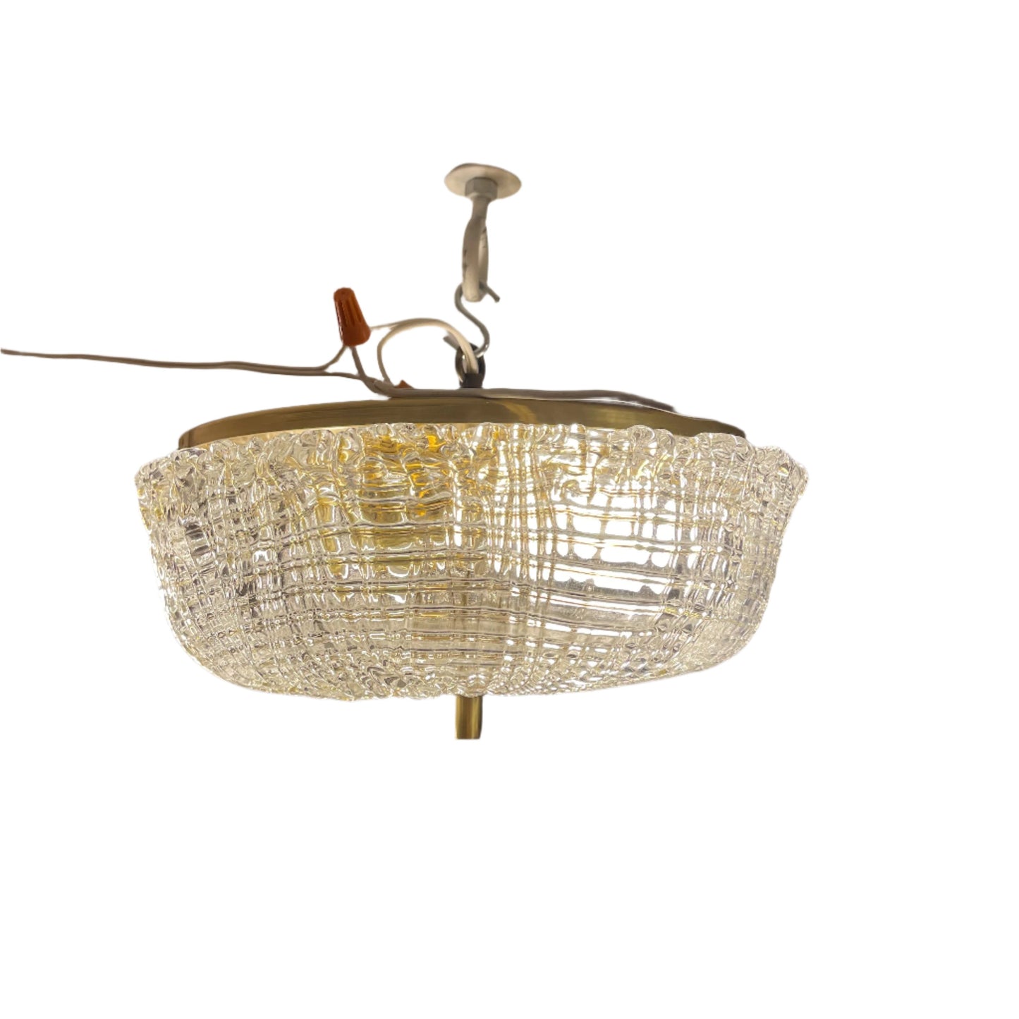 Kosta Boda Glass Light Fixture