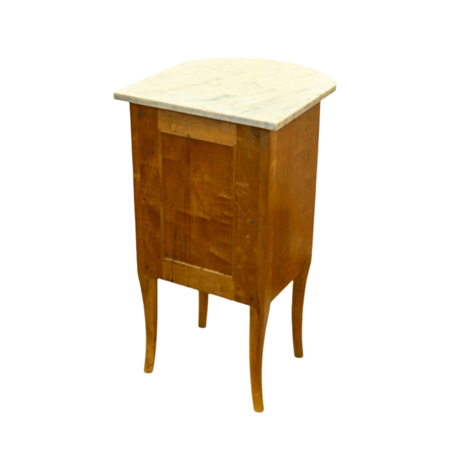 Jugendstil Burled Birch Nightstand, Sweden 1900