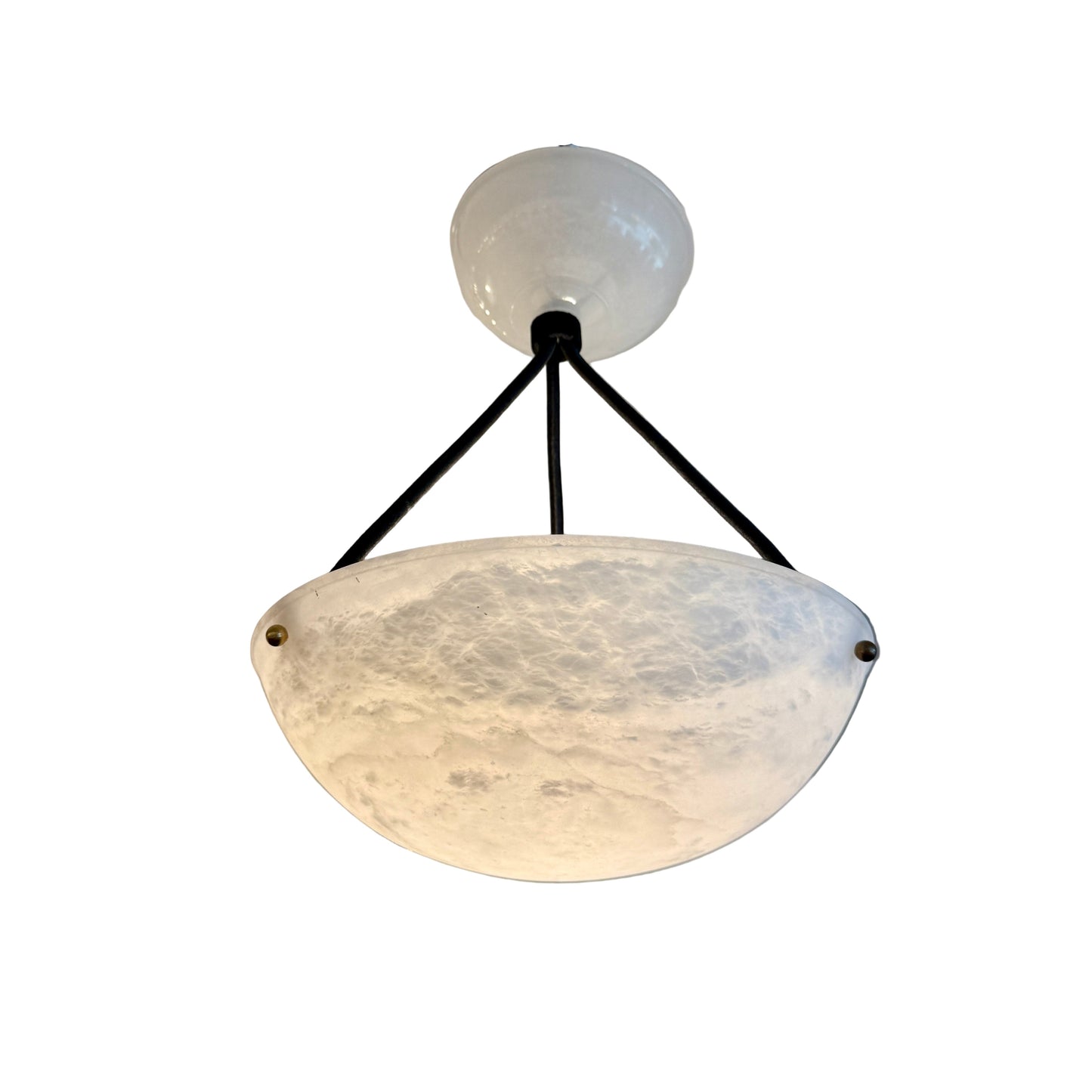 A Pair of Petite Alabaster Fixtures
