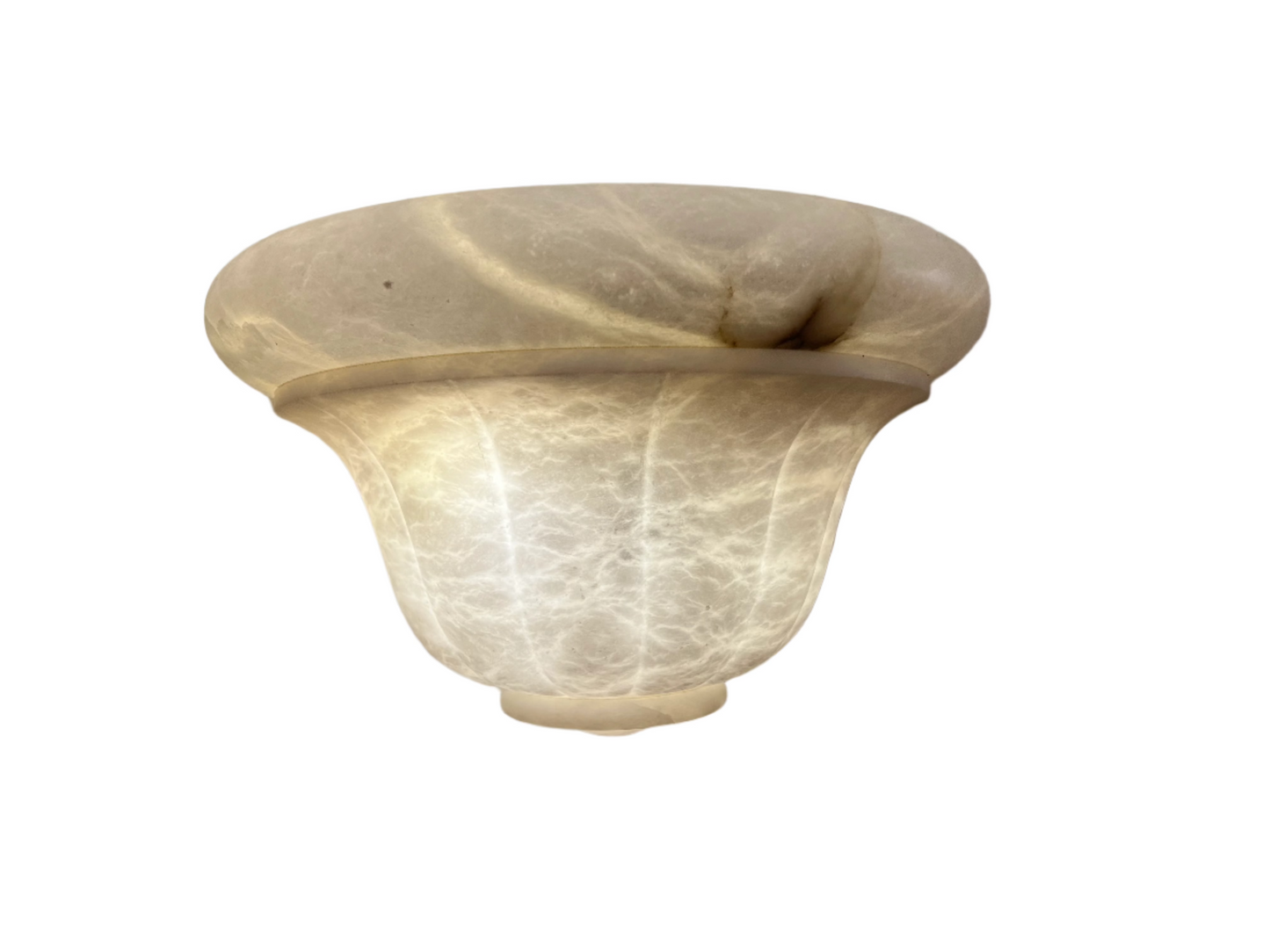 Neoclassical Alabaster Sconces