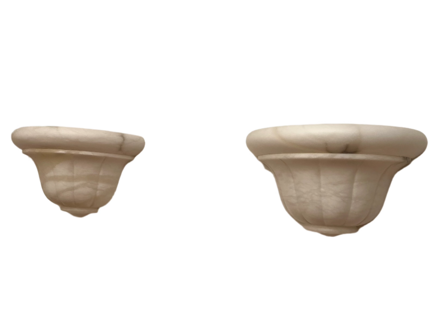 Neoclassical Alabaster Sconces