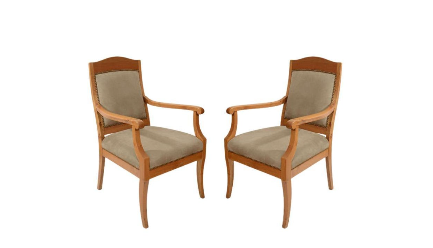 Pair of Jugendstil Salon Chairs