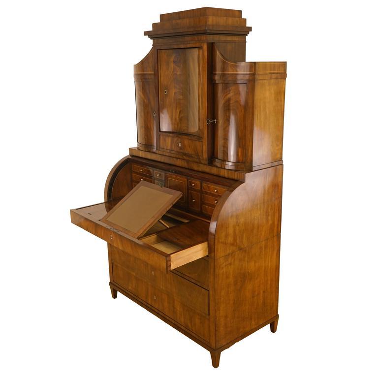 Grande Biedermeier Secrétaire, Sweden  1815 