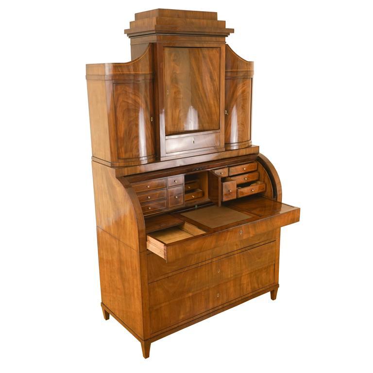 Grande Biedermeier Secrétaire, Sweden  1815 