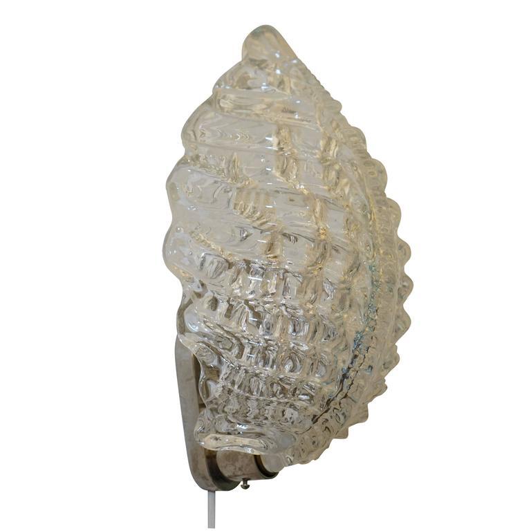 Art Glass Sconce, 1950-1960.