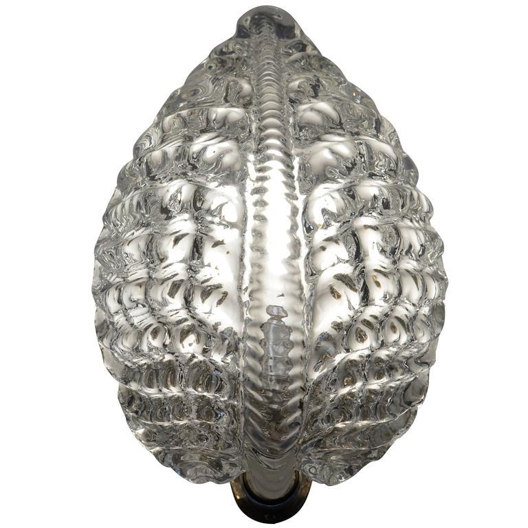 Art Glass Sconce, 1950-1960.