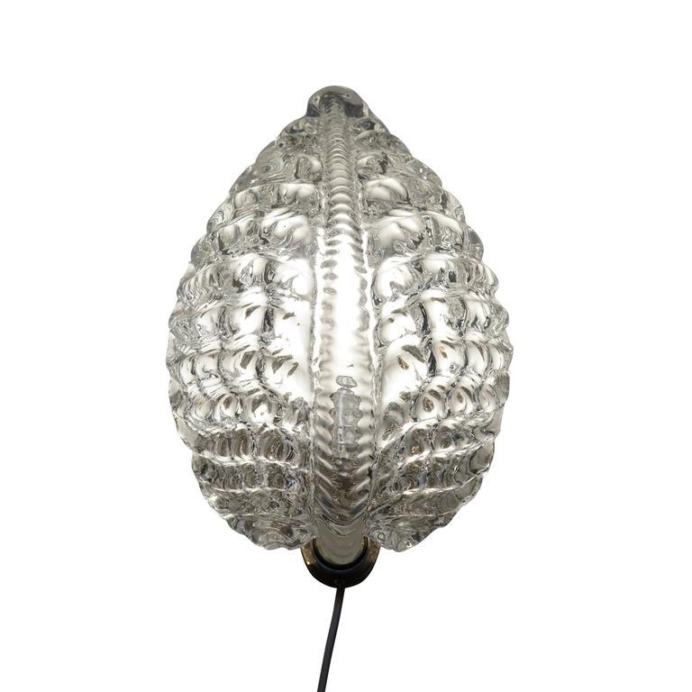 Art Glass Sconce, 1950-1960.