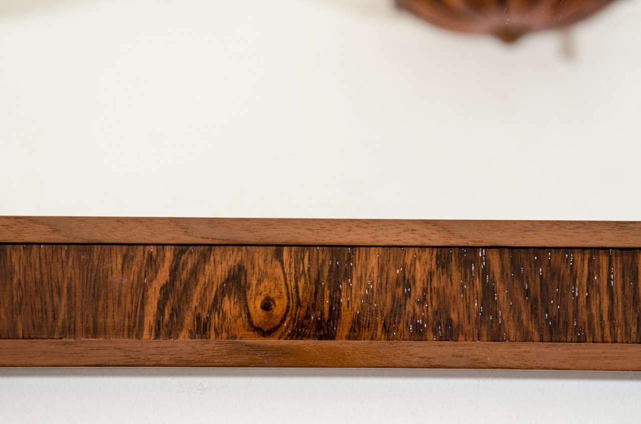 Walnut and Mahogany Mirror, Sweden