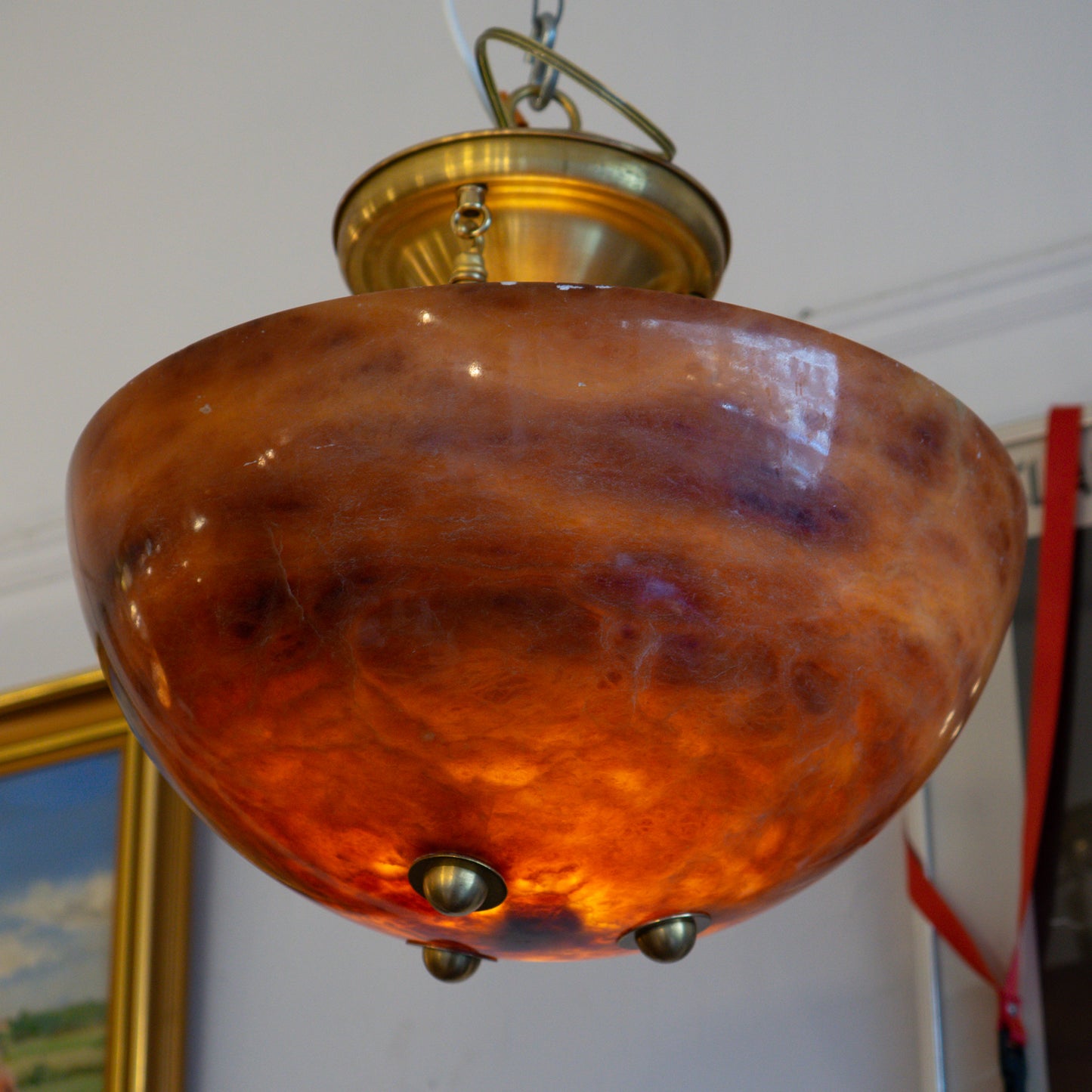 Harvest Moon Alabaster Fixture