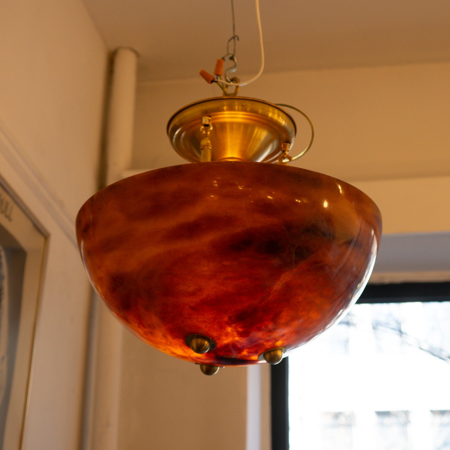 Harvest Moon Alabaster Fixture