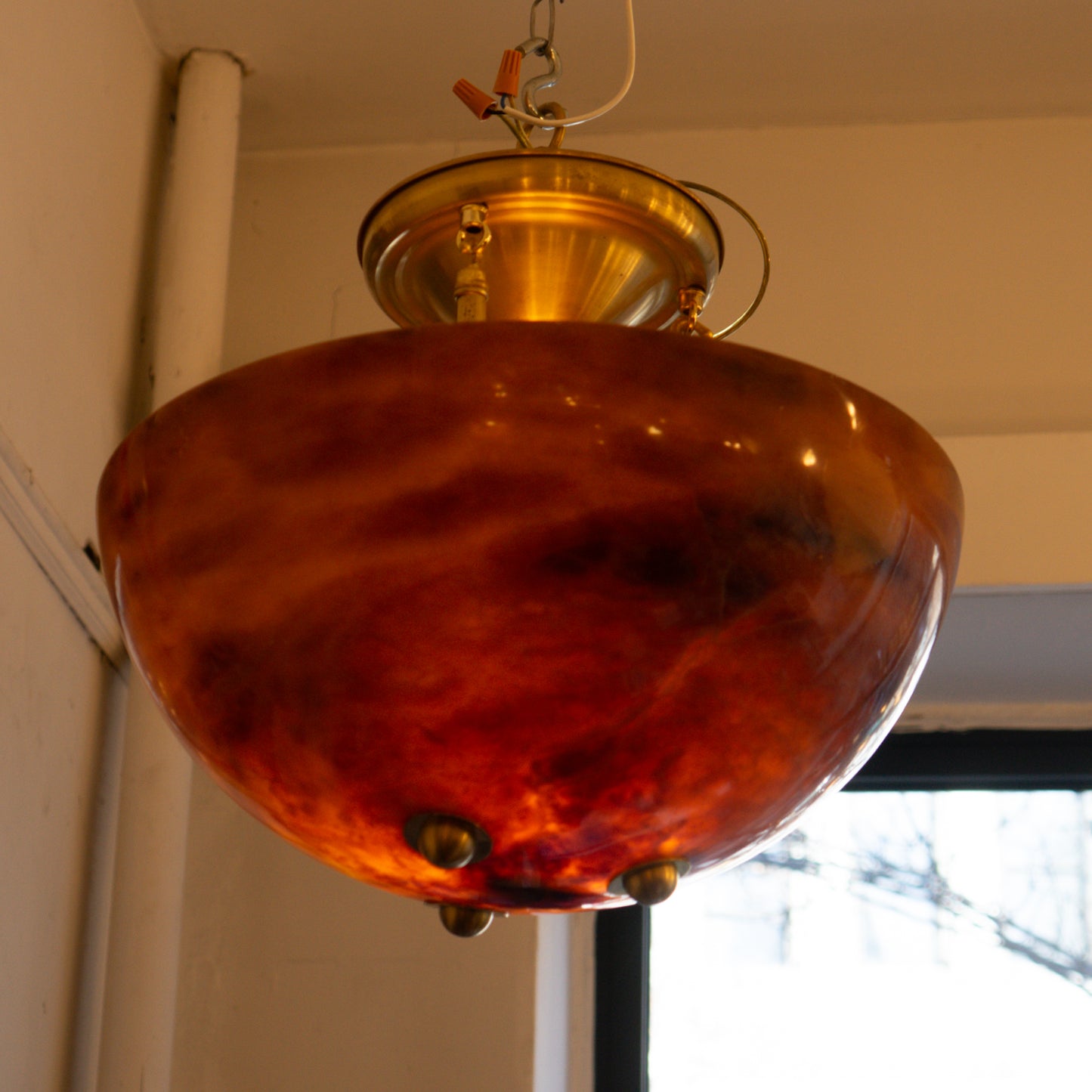 Harvest Moon Alabaster Fixture