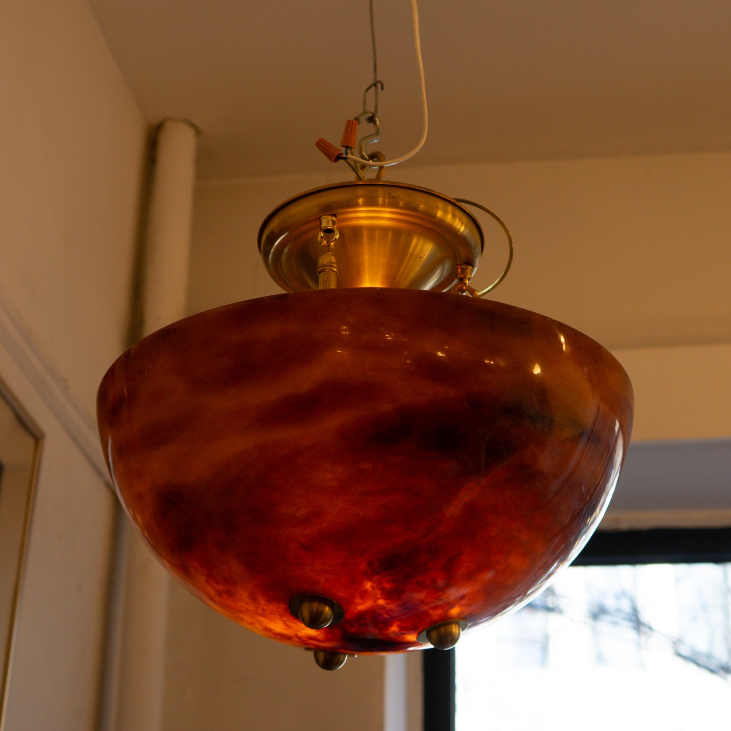 Harvest Moon Alabaster Fixture