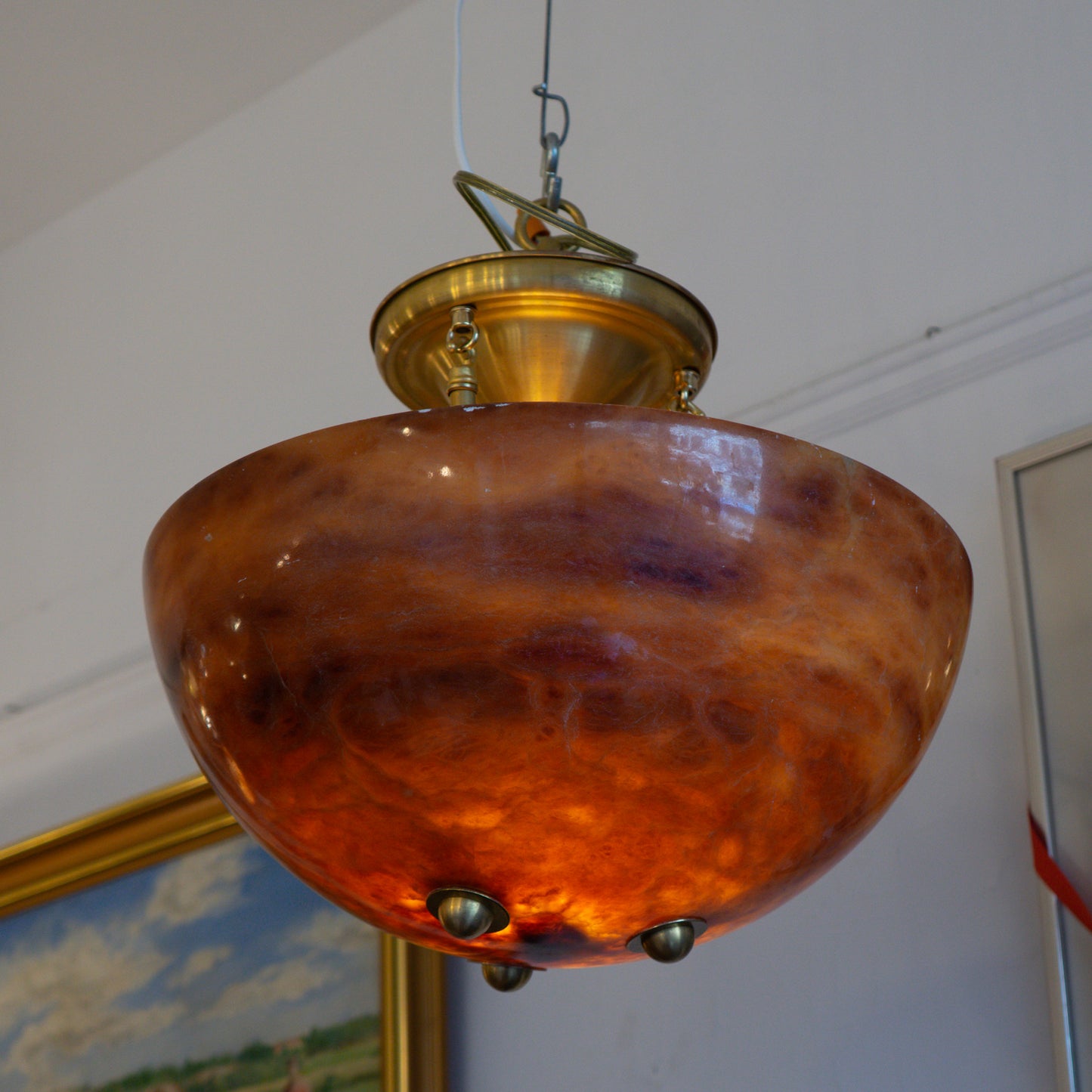 Harvest Moon Alabaster Fixture